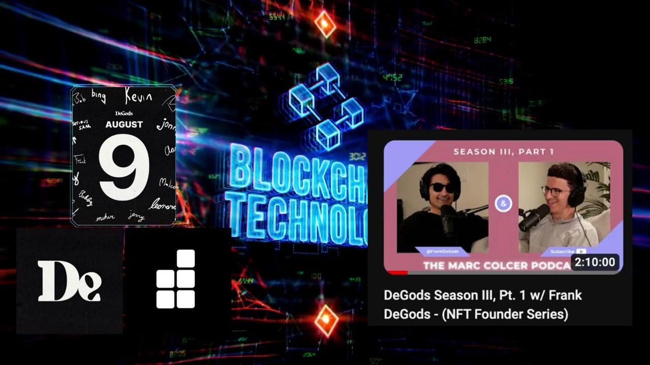 2 hr interview into 2 min summary | DeGods Season III, Pt. 1 w/ Frank DeGods with Marc Colcer