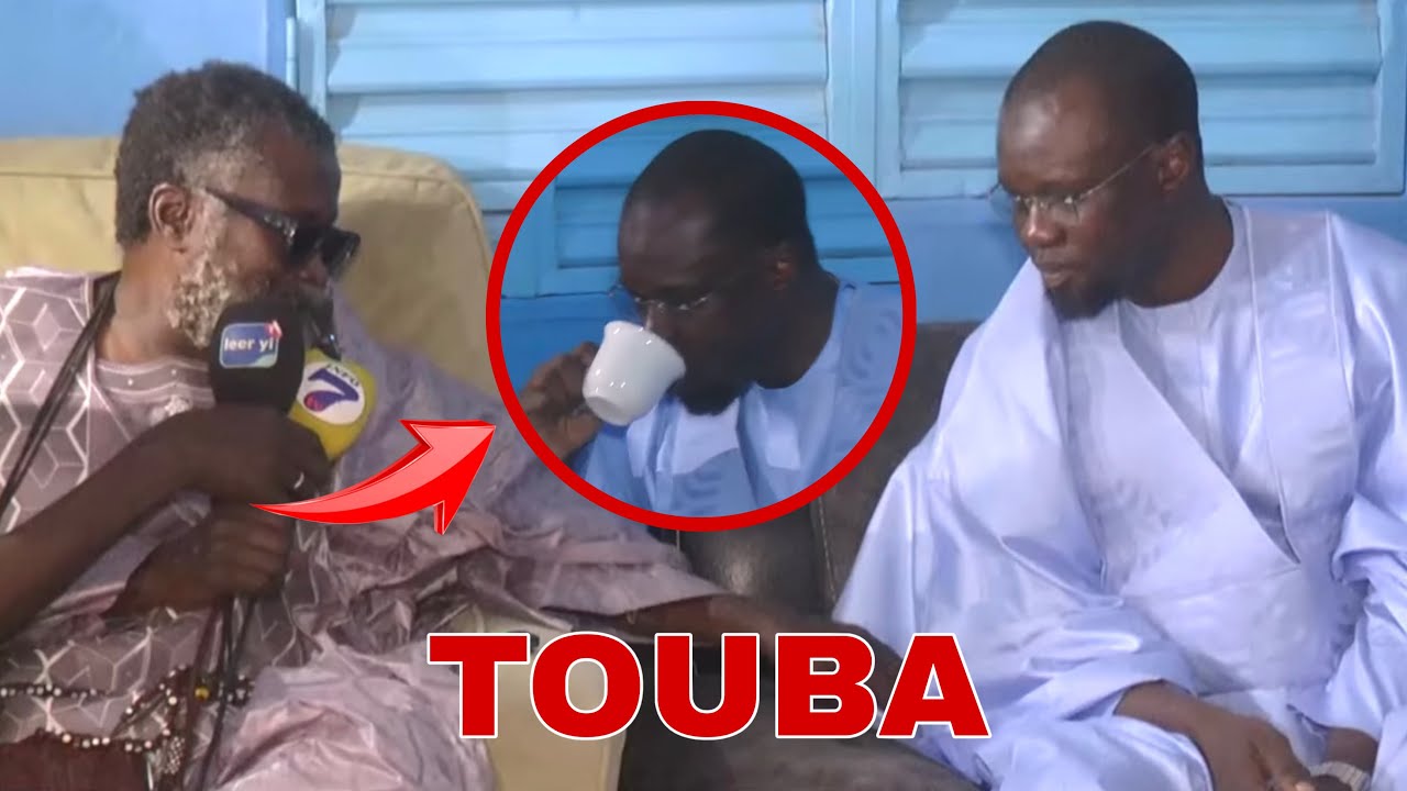 🔴TOUBA OUSMANE SONKO CHEZ SERIGNE CHEIKH FALL MBAORE NATOU DAY DIEEKH