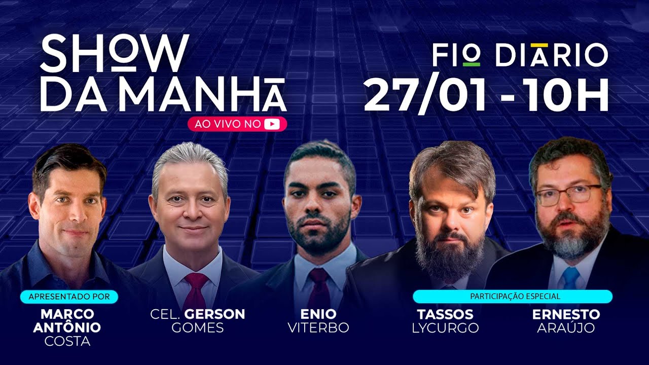 SHOW DA MANHÃ - CAMINHADA DE NIKOLAS ACORDOU O BRASIL? - 27/01/2026