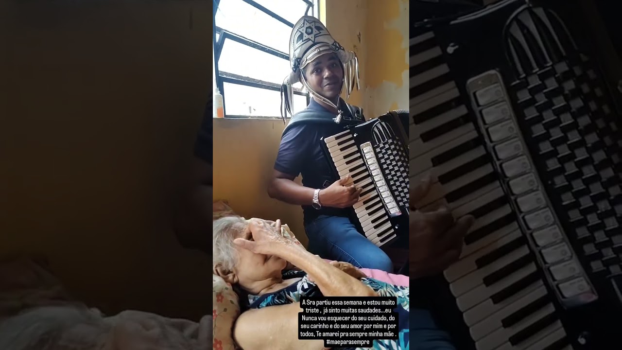 A Sra partiu essa semana e estou muito triste. Te amarei pra sempre minha mãe . 