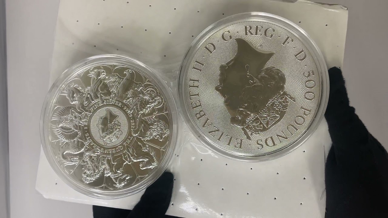 NEW Queens Beast Unboxing: 2021 Great Britain 1 Kilo Silver Queen's Beasts Completer Coin