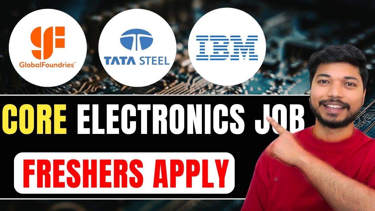 Core Electronics Jobs for Freshers 2026 🚨 IBM, Globalfoundries, & flextronics Hiring | Apply Now