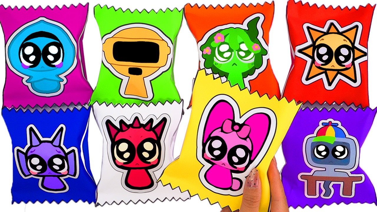 Paper DIY💖 Pinki Cute Unboxing INCREDIBOX Blind Box, How to make Mr.Blind Bag ASMR#cute #좋아요 #블라인드 백