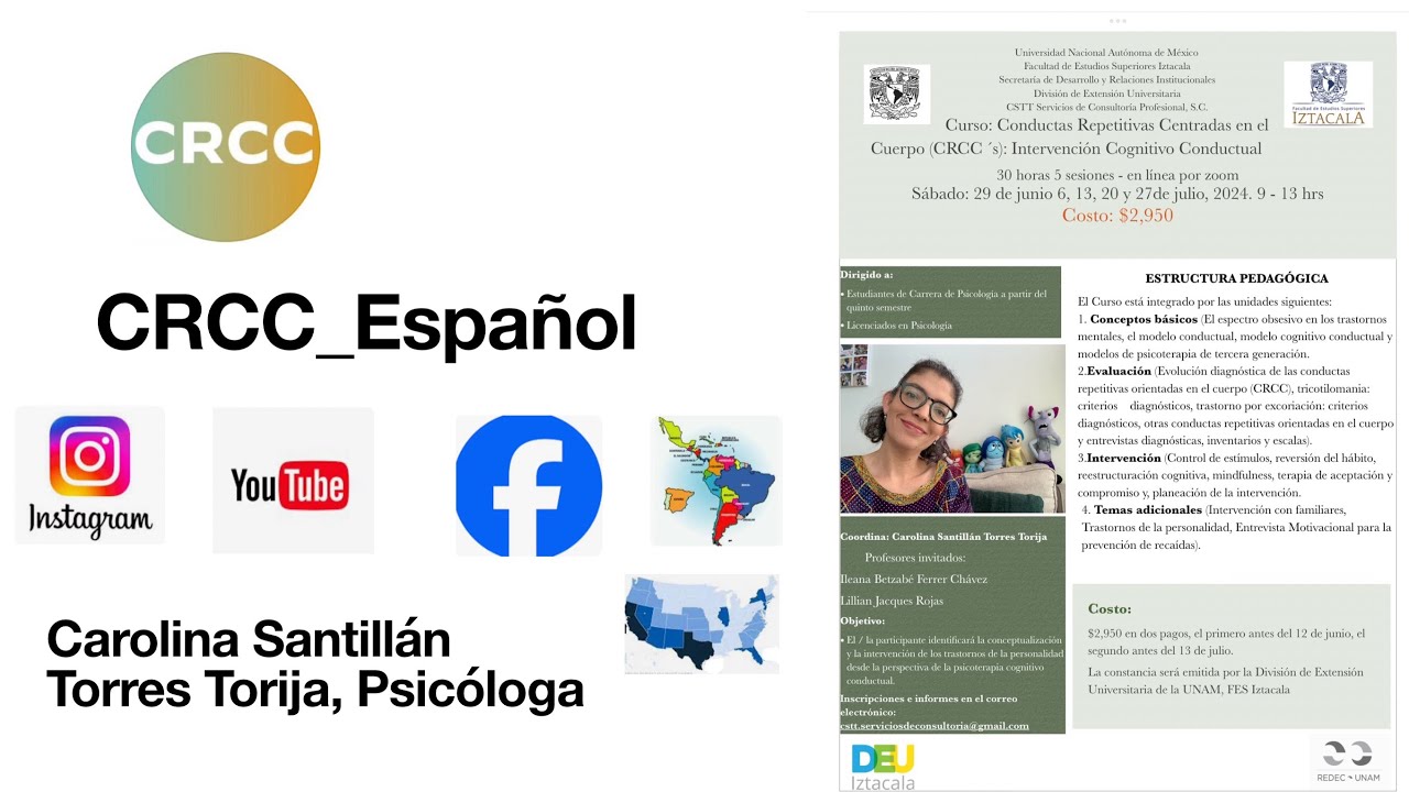 Curso Taller Conductas Repetitivas Centradas en el cuerpo