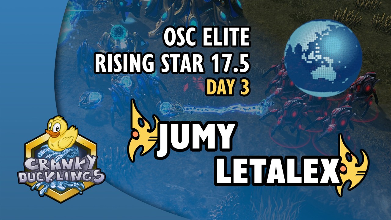 Jumy vs LetaleX - PvP | OSC Elite Rising Star #17.5 - Day 3 | StarCraft 2 Tournament