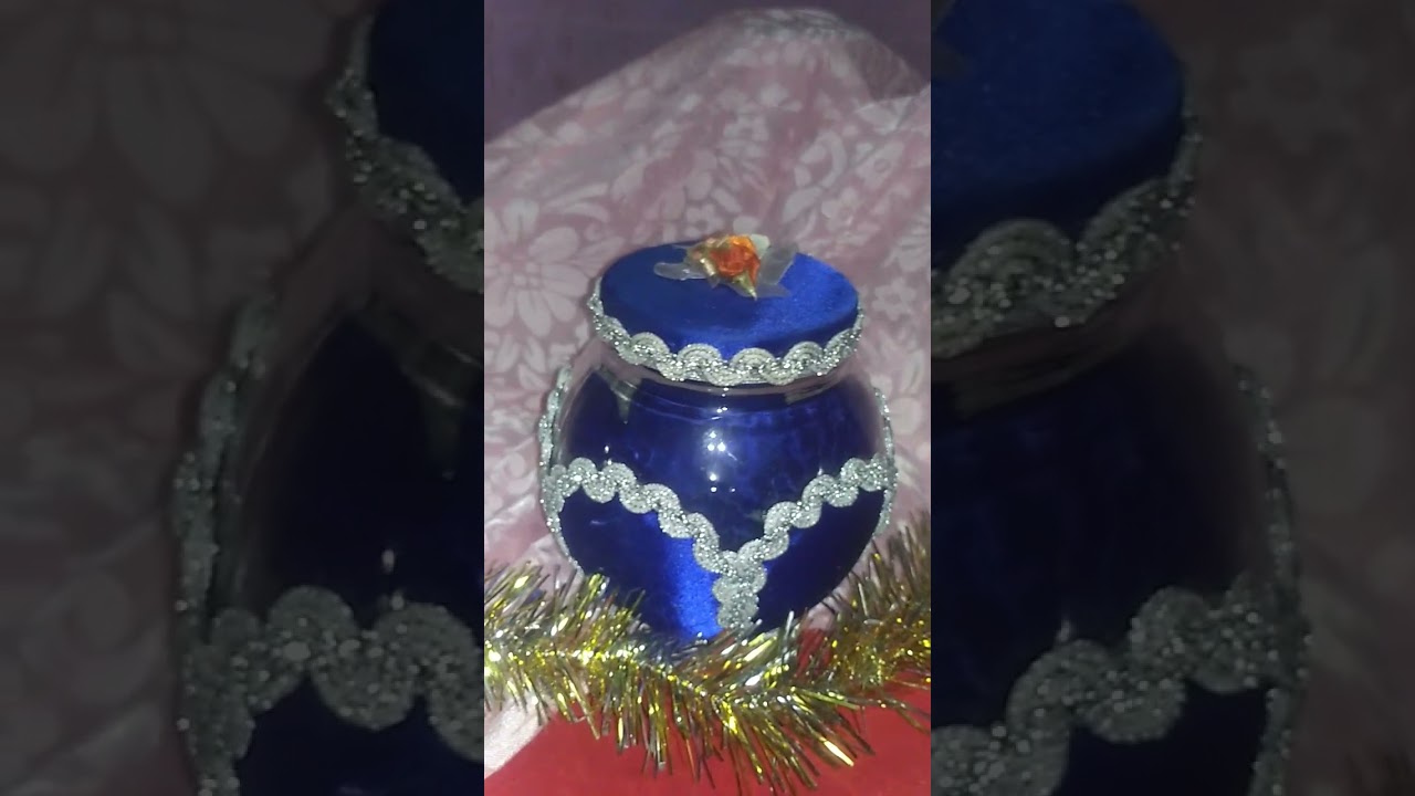 Menghias Toples Kaca  #shorts #diy #menghias #handycraft  #toples