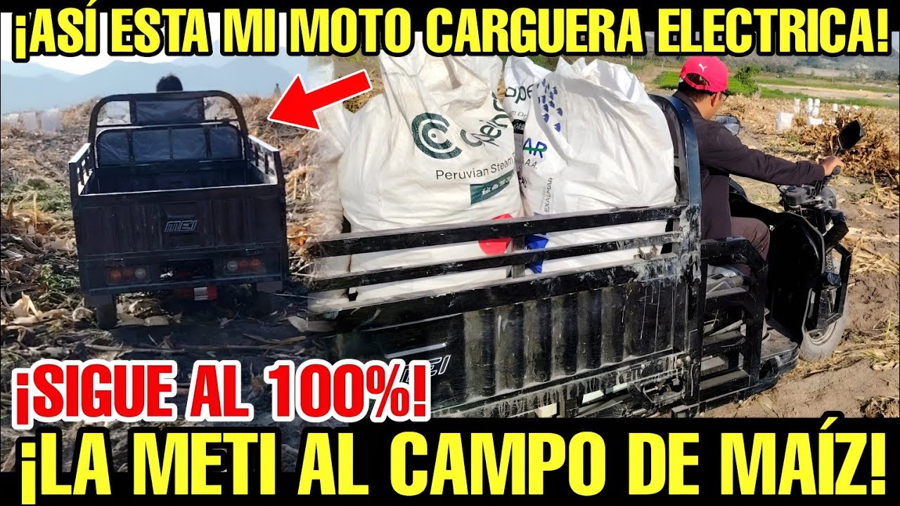 ASÍ ESTÁ MI MOTO ELÉCTRICA LUEGO DE VARIOS MESES DE USO ¡PRUEBA DE FUEGO EN EL CAMPO!