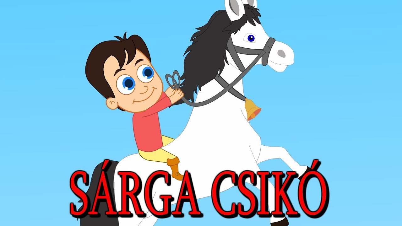 Sárga csikó + 12 magyar gyerekdalok | Gyűjtemény | Rajzfilm gyerekeknek
