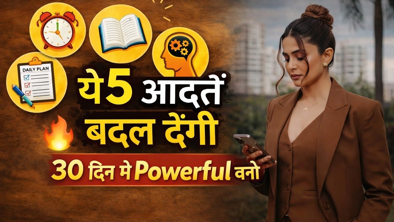 ये 5 आदतें बदल देंगी आपकी ज़िंदगी | 30 दिन में Powerful कैसे बनें?