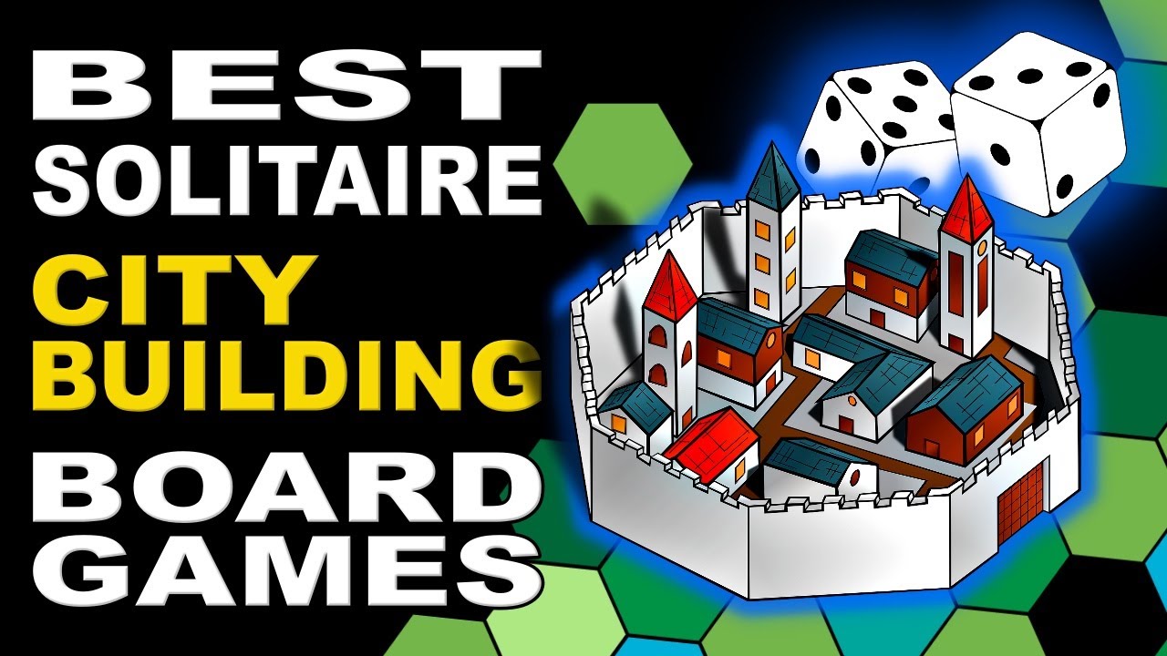 Solitaire CITY BUILDING Strategy Board Games