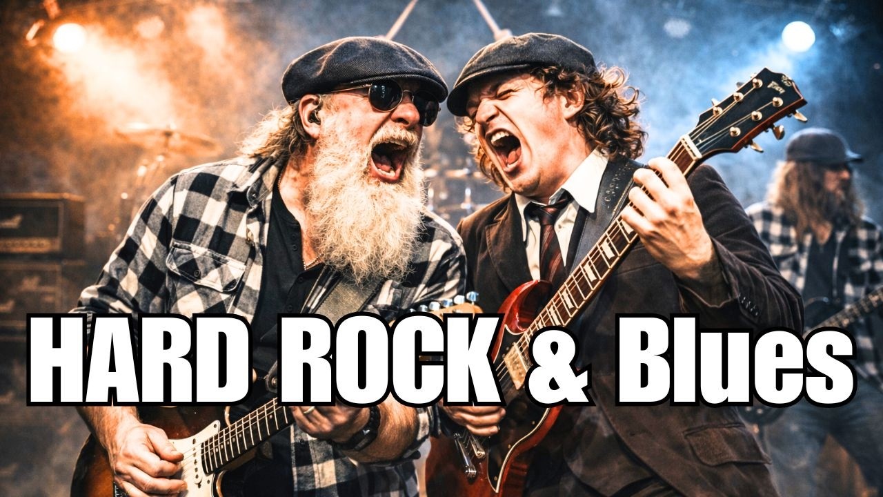 AC/DC | Heavy Blues & Back-to-the-Roots Hard Rock Guitar Riffs | Raw & Iconic Vocals | AI Tracks