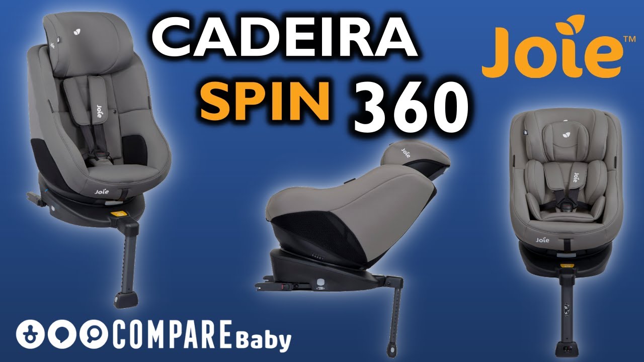 Cadeira SPIN 360 Joie | GIRO 360 | Isofix | Funções e Como INSTALAR