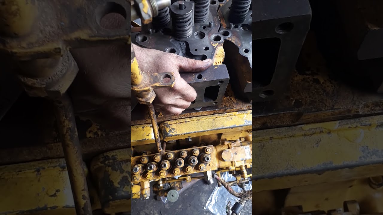 ENGINE S6d140 FULL MAINTENANCE 🛠 - صيانة كاملة komatsu d155 محرك بلدوزر كوماتسو