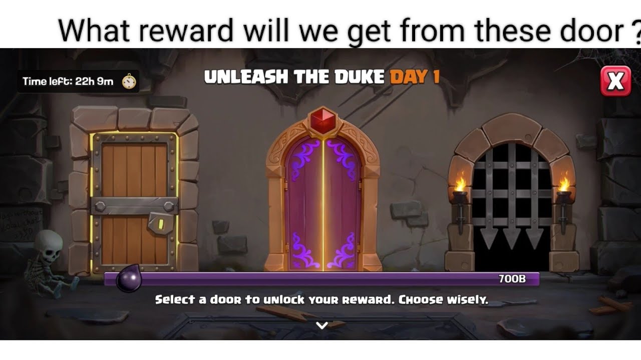 What reward will we get from these three doors?