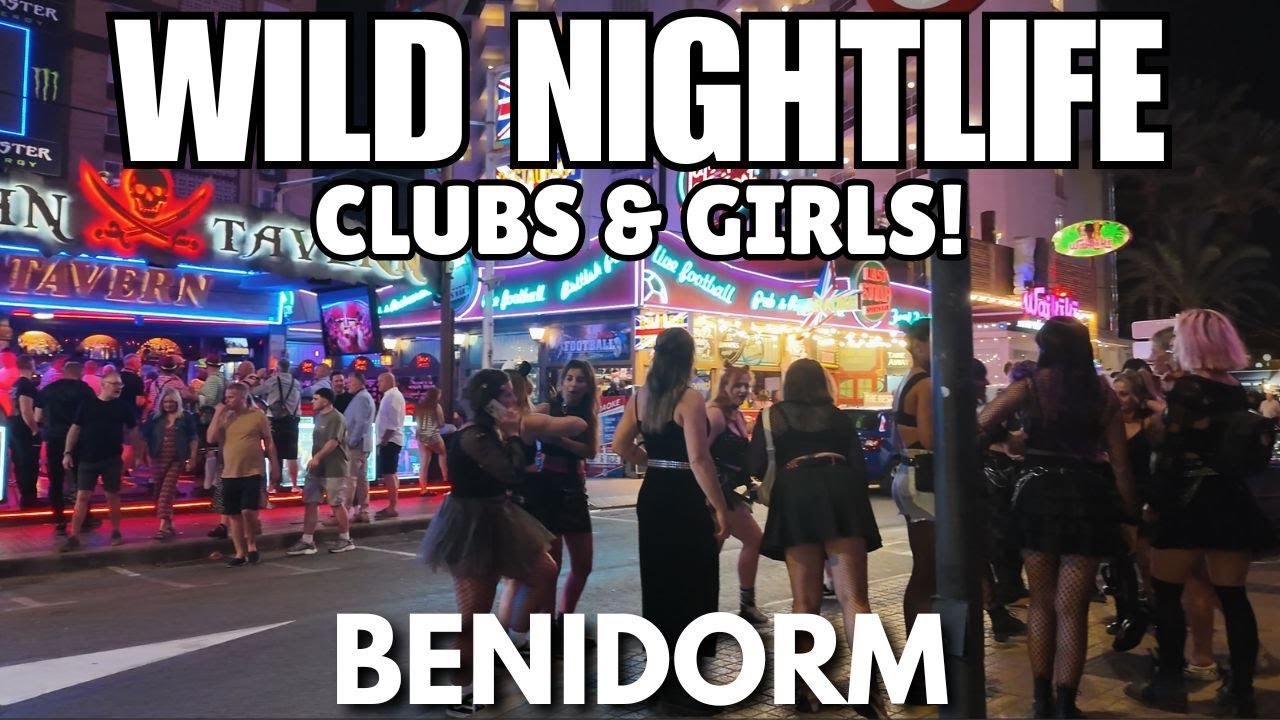 Benidorm's WILD Nightlife After Dark.. CRAZY Girls & PACKED Clubs! 😱🥂