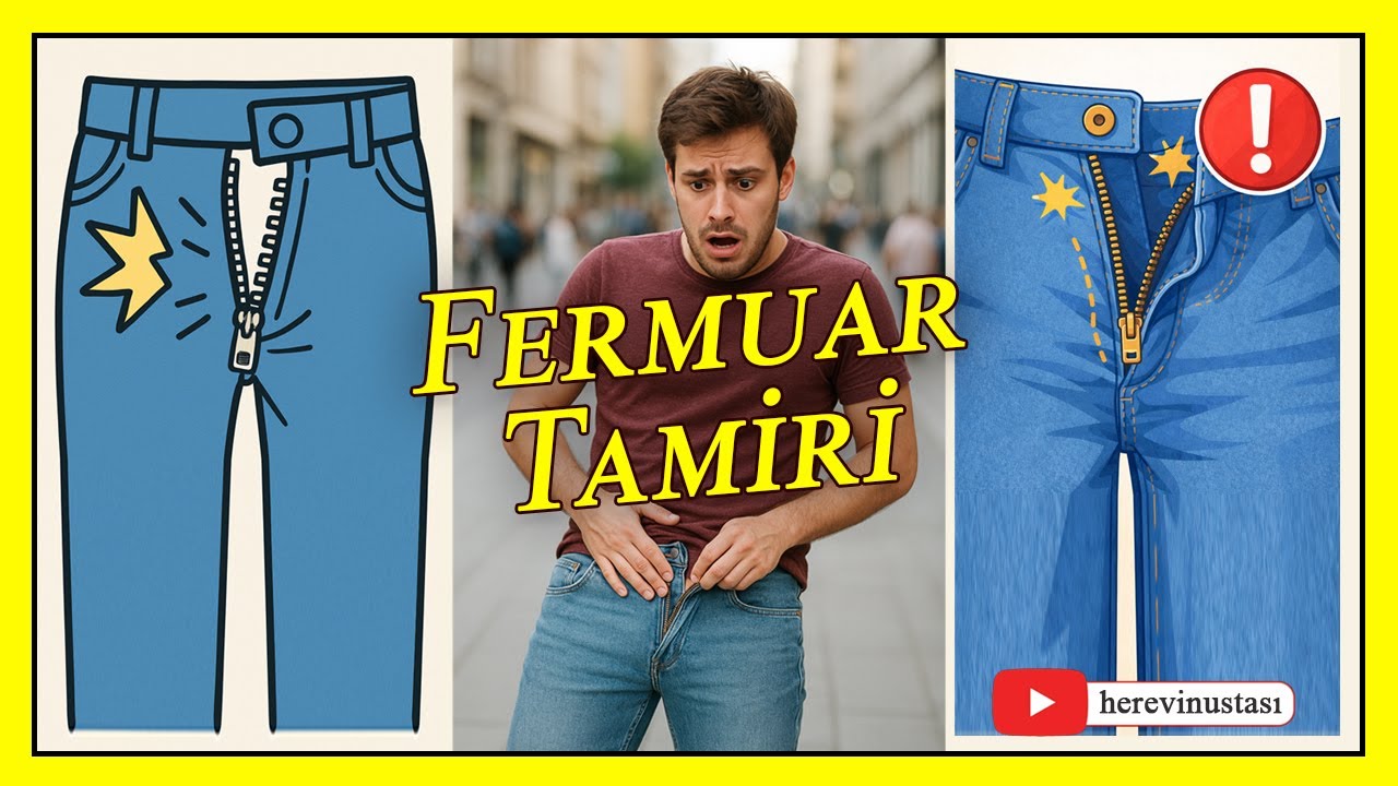 Terzileri Kızdıran Video - Bozuk Fermuar Nasıl Düzeltilir? Kot Pantolon Kurtarma Taktikleri - Zipper