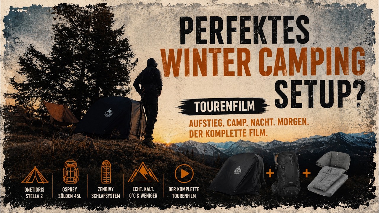 OneTigris Stella 2 + Osprey Soelden 42L + Zenbivy Schlafsystem = Perfektes Winter Camping Setup?