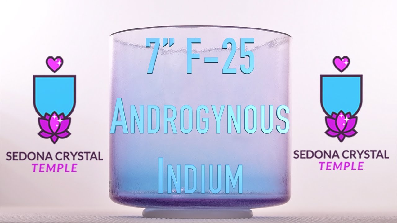Crystal Tones&trade;  Androgynous Indium singing bowl