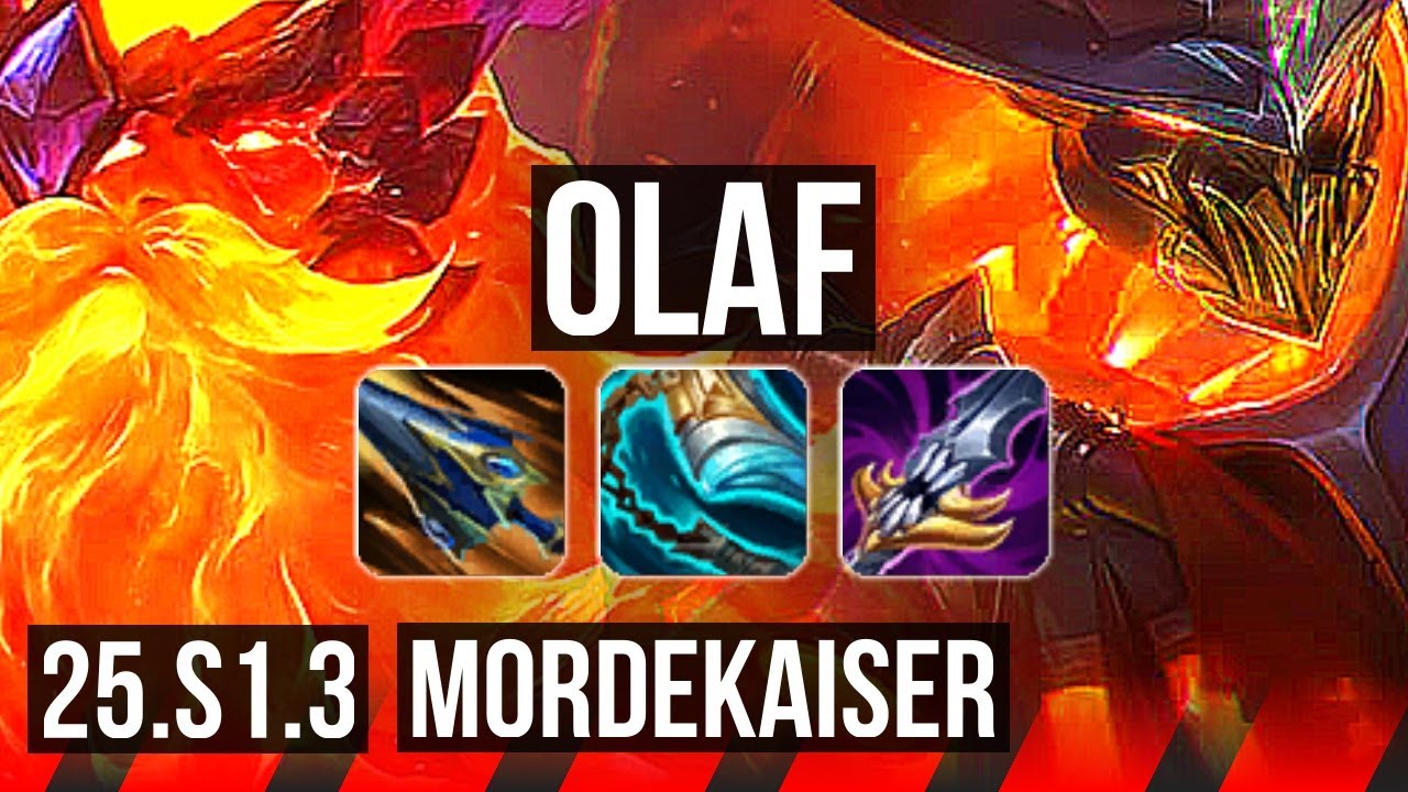 OLAF vs MORDEKAISER (TOP) | 67k DMG, Dominating | KR Master | 25.S1.3