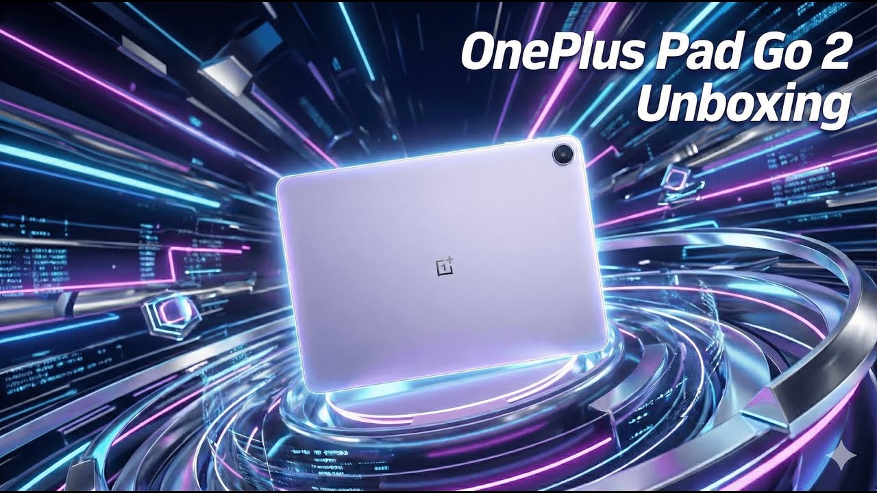 OnePlus Pad Go 2 Unboxing and First Look | 12.1-inch 2.8K Display, Dimensity 7300 Ultra, 5G Variant
