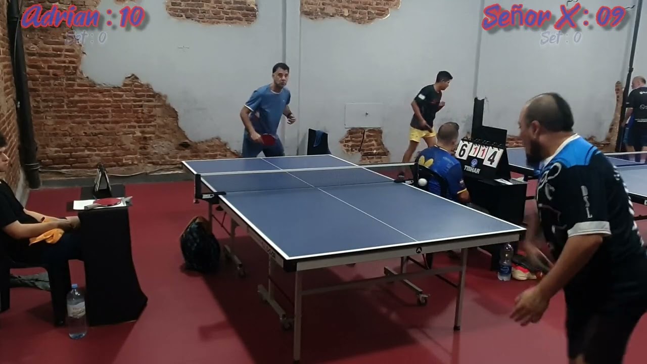Señor X vs Adrian Gullone / 3era Cat. TMT en King Pong 
