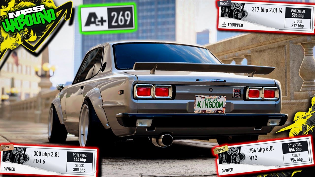Best Engine Swap for A+ Tier | Nissan Skyline GT-R KPGC10 Hakosuka | Need For Speed Unbound