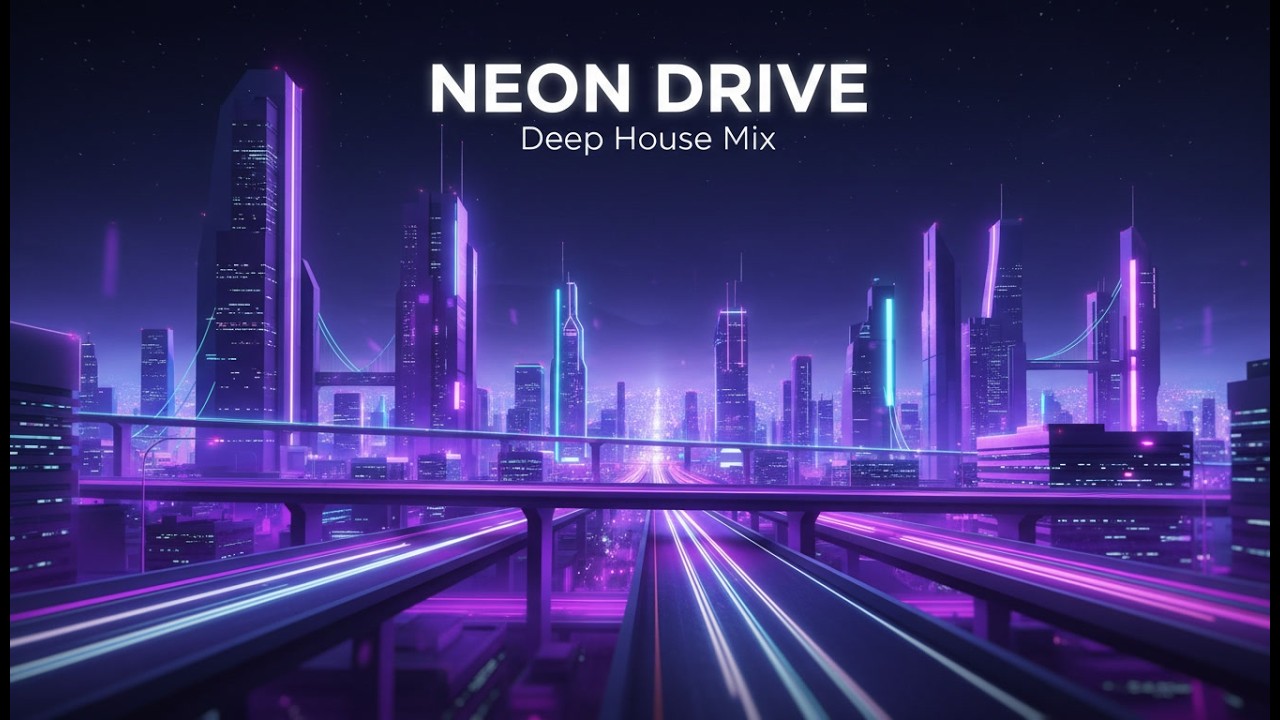 Neon Deep House Mix 🌆 | Neon City Mix for Focus & Vibes