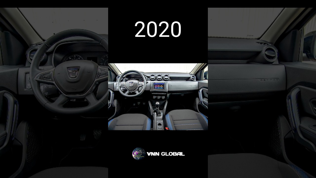 Evolution Of Dacia Duster Interior (2010-2024) #shorts