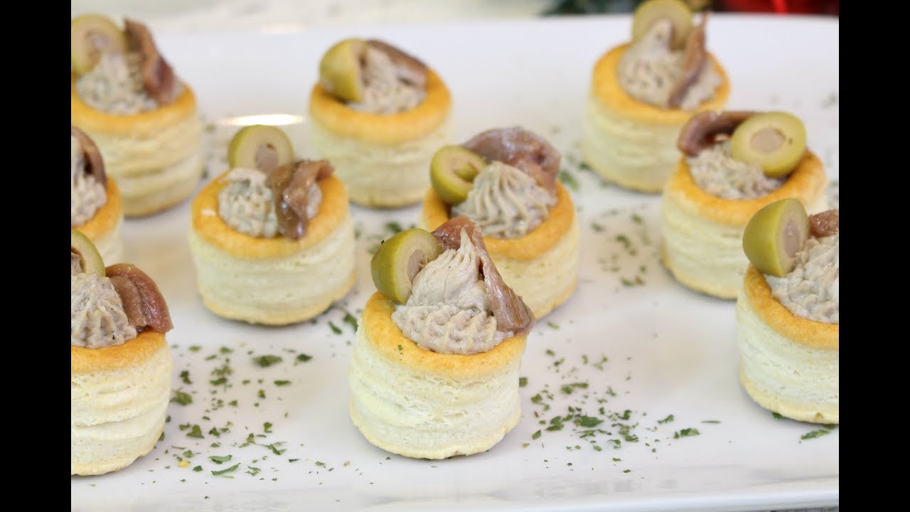 Volovanes rellenos de paté de sardinas con y sin Thermomix | Aperitivo para Navidad