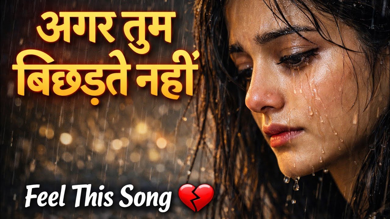 अगर तुम बिछड़ते नहीं 💔| Very Emotional Heart Touching Sad Song