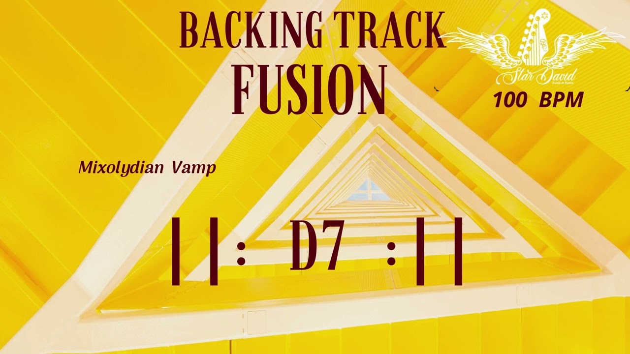 Backing Track Fusion in D7 Mixolydian  Vamp