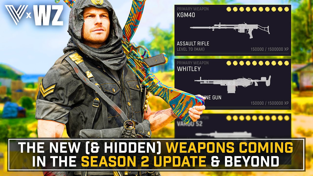 These Are All the NEW WEAPONS In Season 2... (Vanguard Warzone Season 2 Update New Guns)