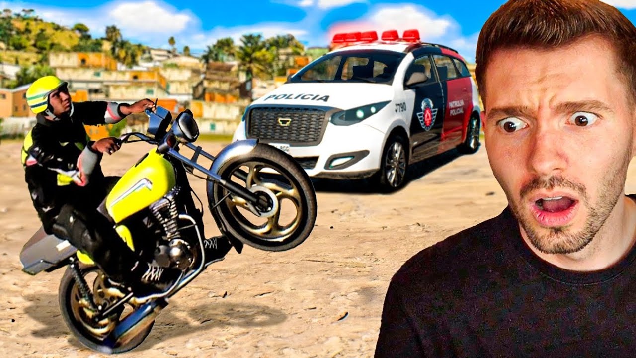 171 - Fugindo da POLICIA NO GRAU DE MOTO! (nova atualização)