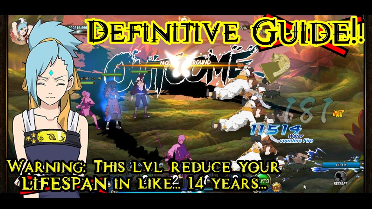 Ninja Exam lvl 497 - Naruto Online (Larachell)