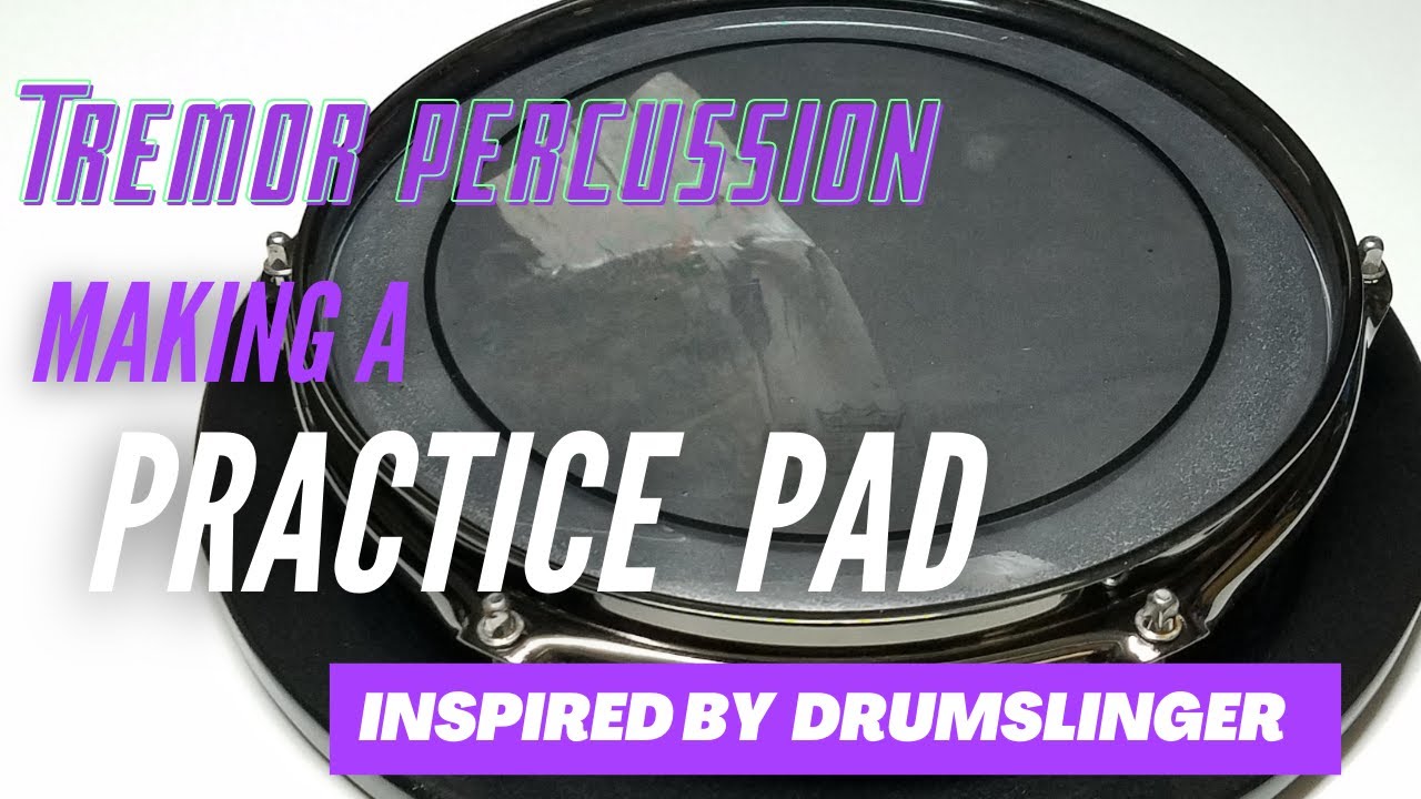 D.I.Y Making a Practice pad Inspired by DrumSlinger