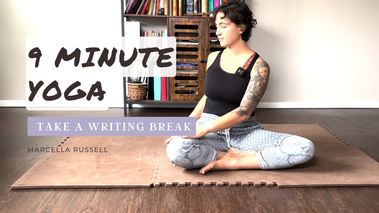 Calming yoga for a creative soul/ Take a writing break
