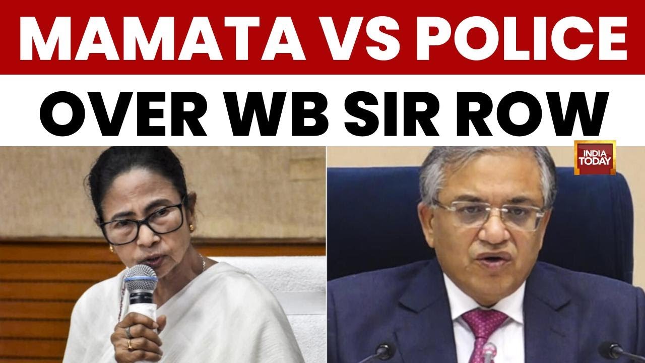 SIR Exercise Row |  Delhi Police Under Fire Amid Mamata Protests | West BengaL Elections