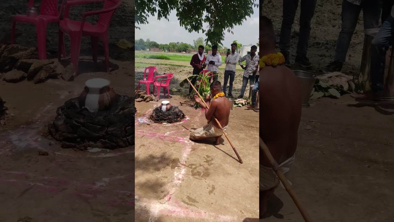 🙏🔥 khasi das kaRha puja gora bhagat jaunpur #youtube #youtubeshorts #viral #trending #song