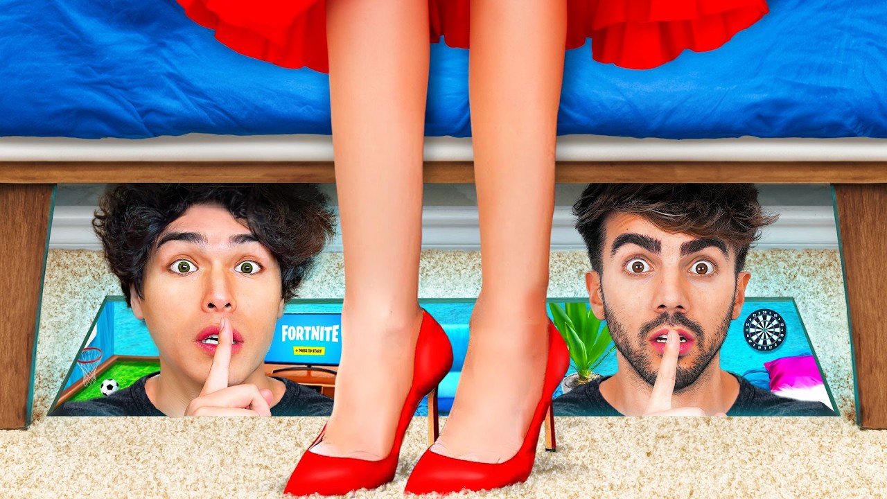 Я построил 7 секретных комнат, которые вы никогда не найдете!