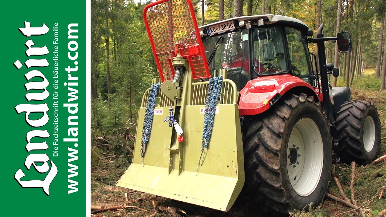 Holzknecht Seilwinden und Forstanhänger | Austrofoma 2015 | landwirt.com