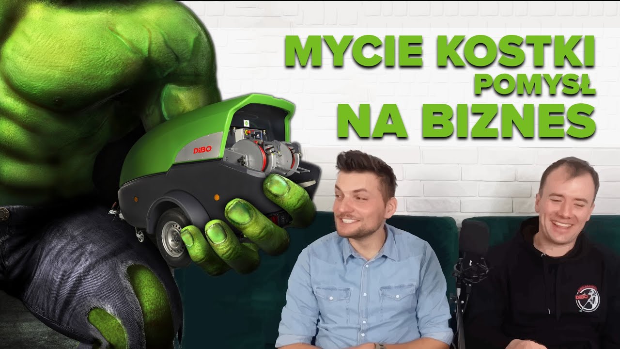 Mycie kostki - pomysł na biznes. Czy warto wybrać myjkę DiBO? | Ambasador DiBO i Dominik Maluje