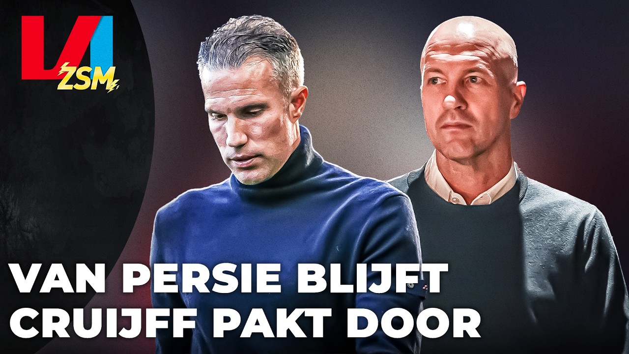 Cruijff wil direct winnend elftal, Feyenoord houdt vertrouwen in Van Persie I VI ZSM