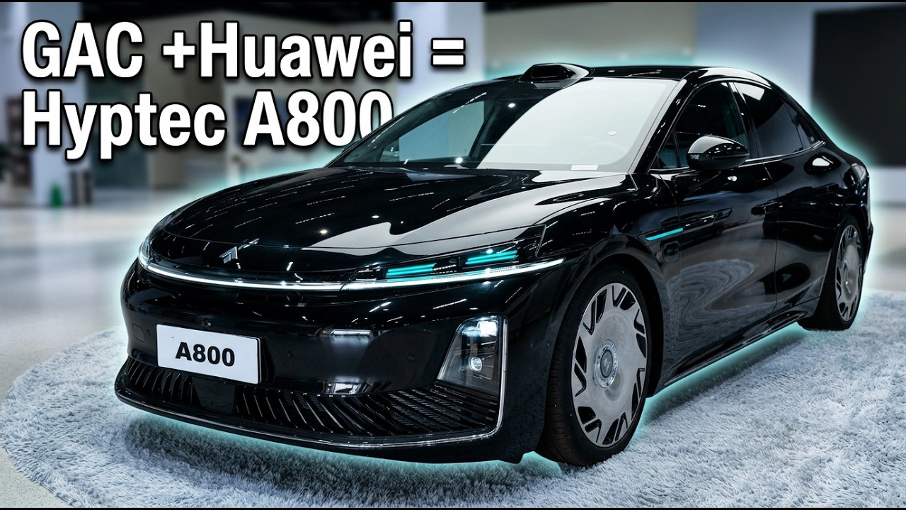 Hyptec A800 с 600 силами: китайский седан с технологиями Huawei!