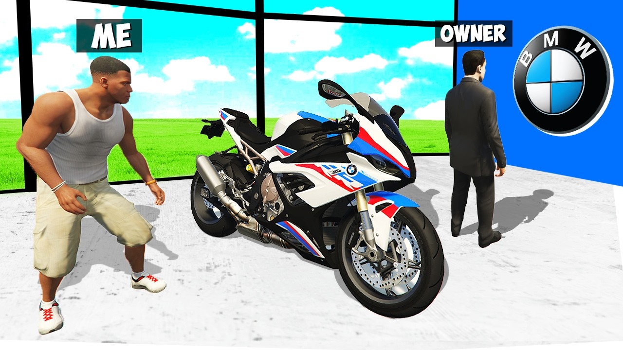 Stealing EVERY BMW SUPER BIKES in GTA 5!