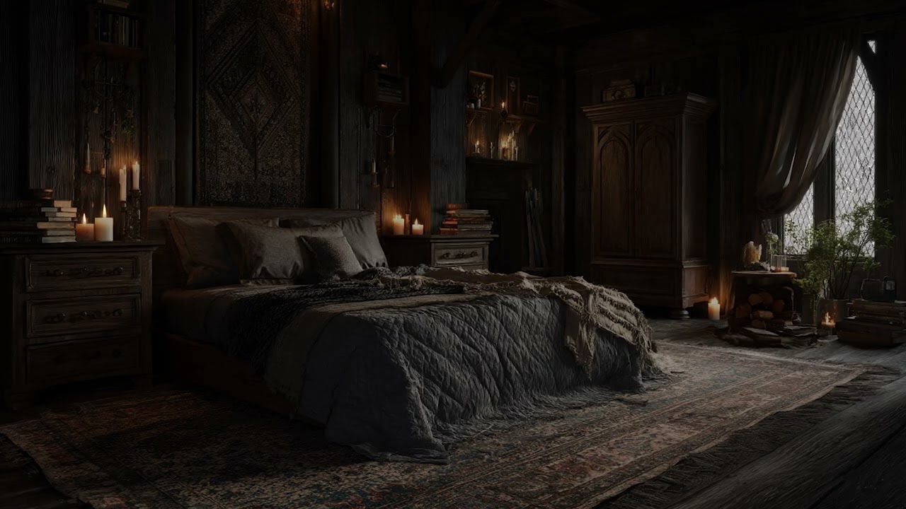 Best Gentle Mountain Rain Surrounding Cozy Cabin | Perfect for Calm and Sleep