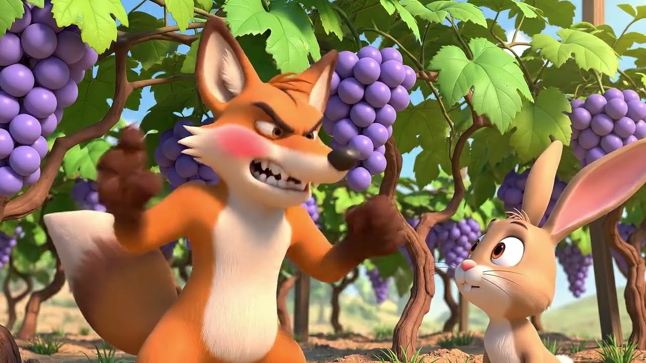 Con cáo và chùm nho - Truyện ngụ ngôn hay