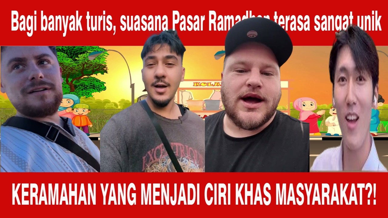 Bule Blusukan Ke Pasar Ramadhan Indonesia!