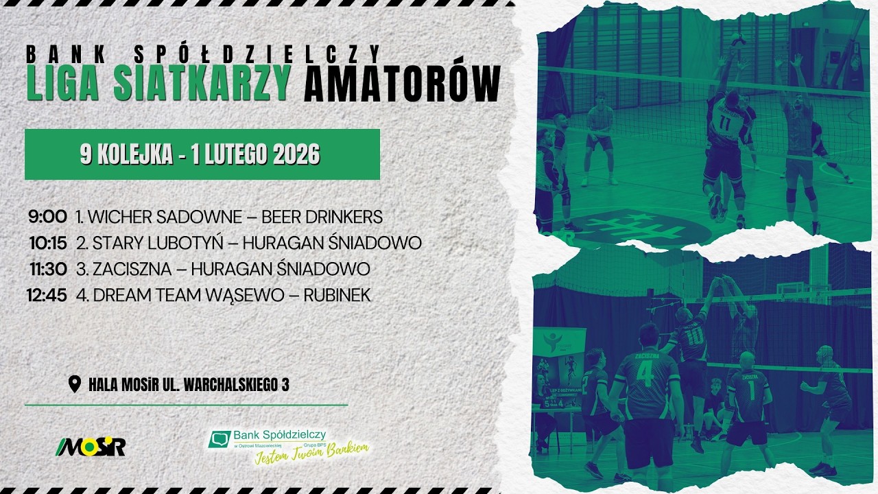 Rozgrywki BSLSA 2025/2026 - 9 kolejka - 1 lutego 2026
