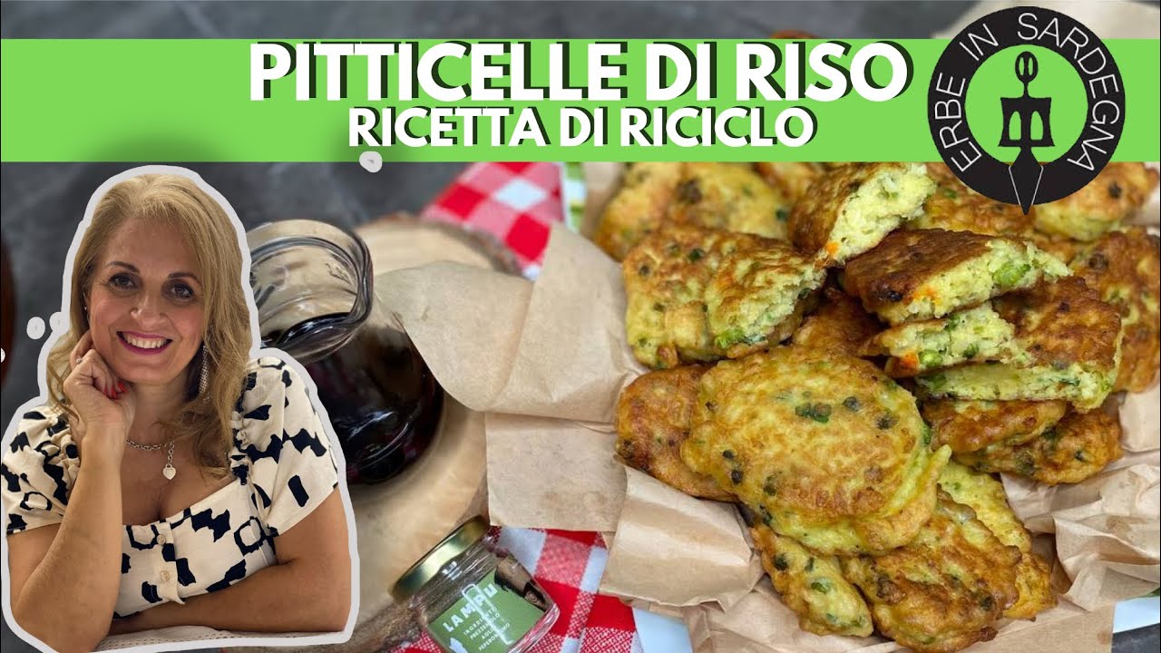 PITTICELLE DI RISO CON RICETTA DI RICICLO/ FRITTELLE DI RISO