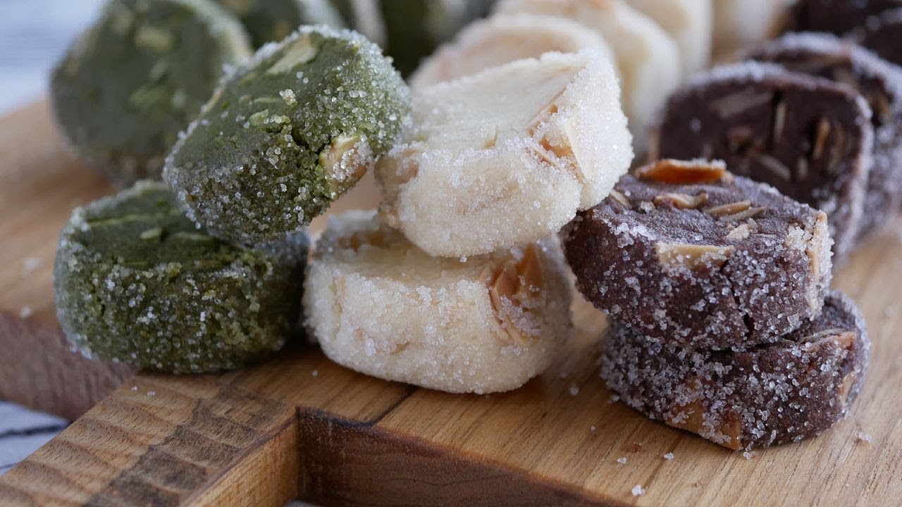 簡単で美味しい!バター卵無しのアーモンドクッキー | Easy!Butter and Egg-free  almond Cookies